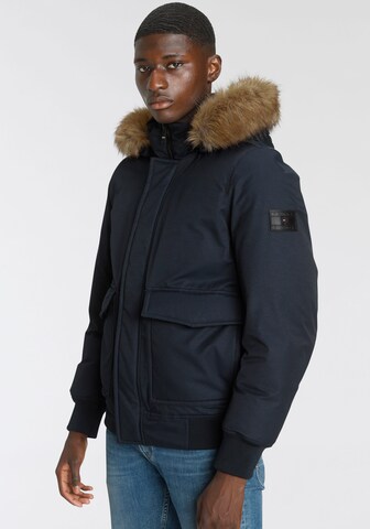 TOMMY HILFIGER Winter Jacket 'Rockie' in Blue: front