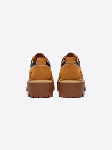 TIMBERLAND Čevlji na vezalke | rjava barva