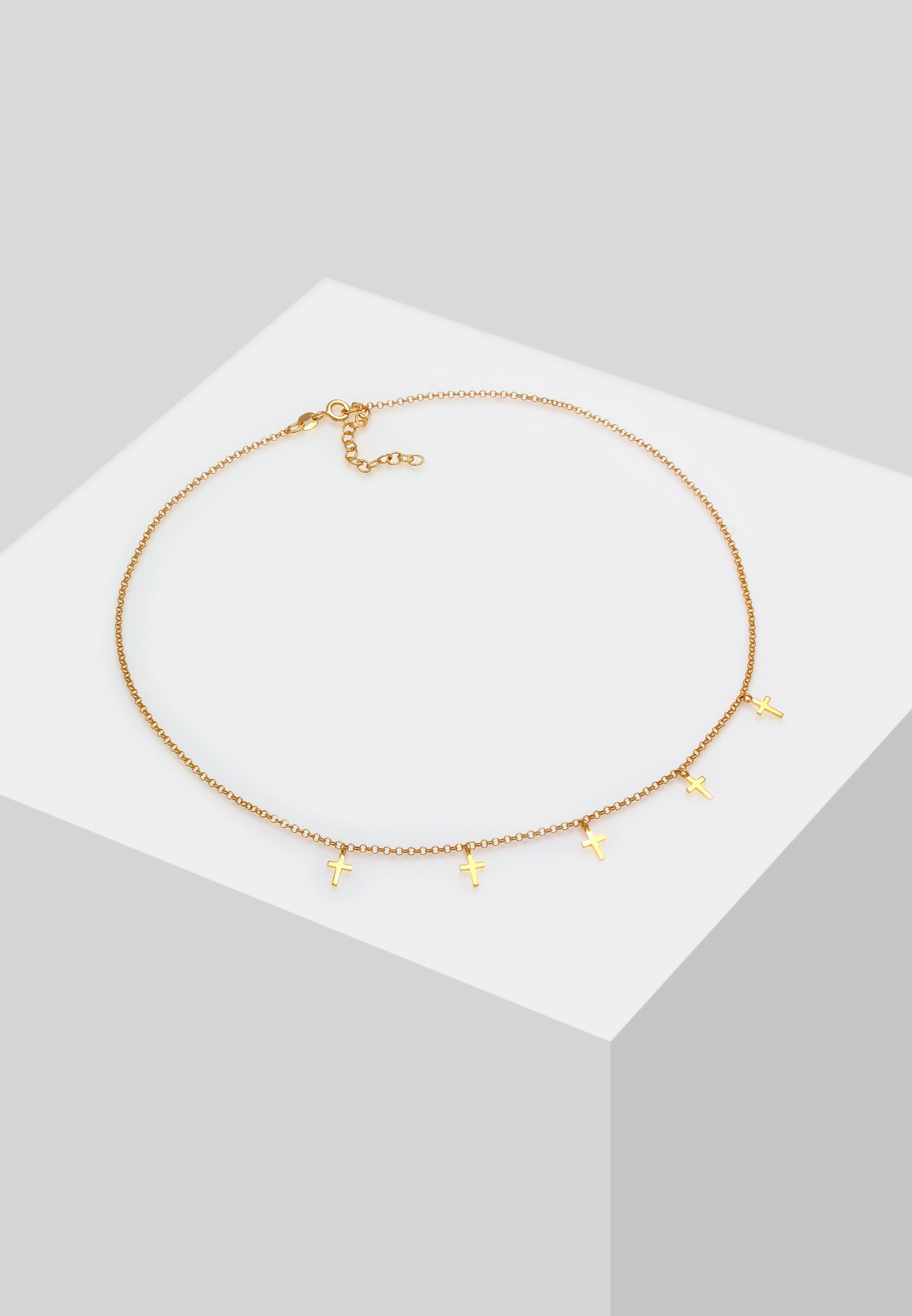 ELLI Necklace 'Kreuz' in Gold