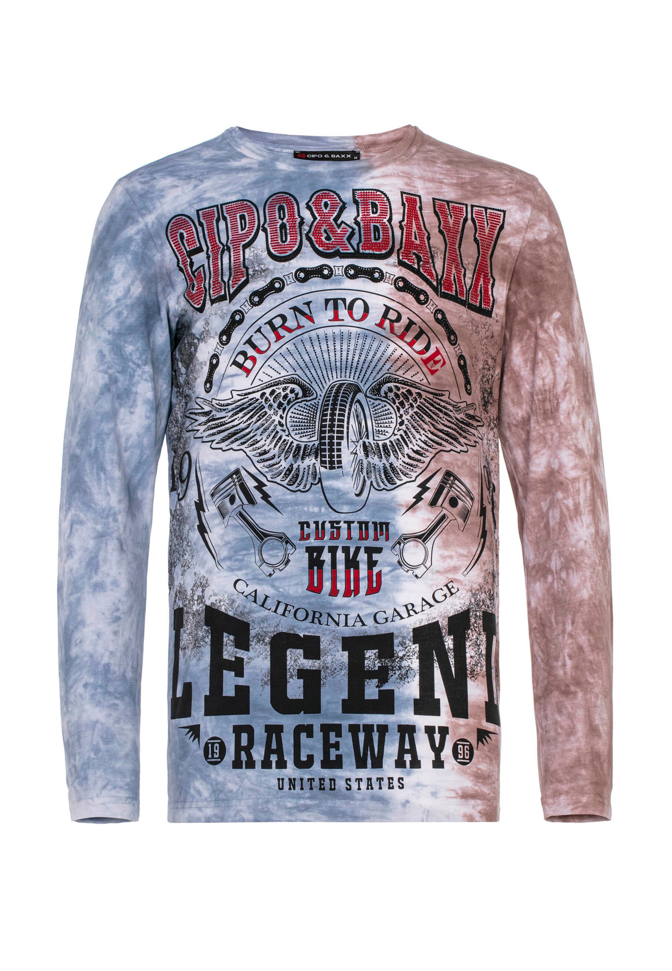 CIPO & BAXX Shirt in Gemengde kleuren: voorkant