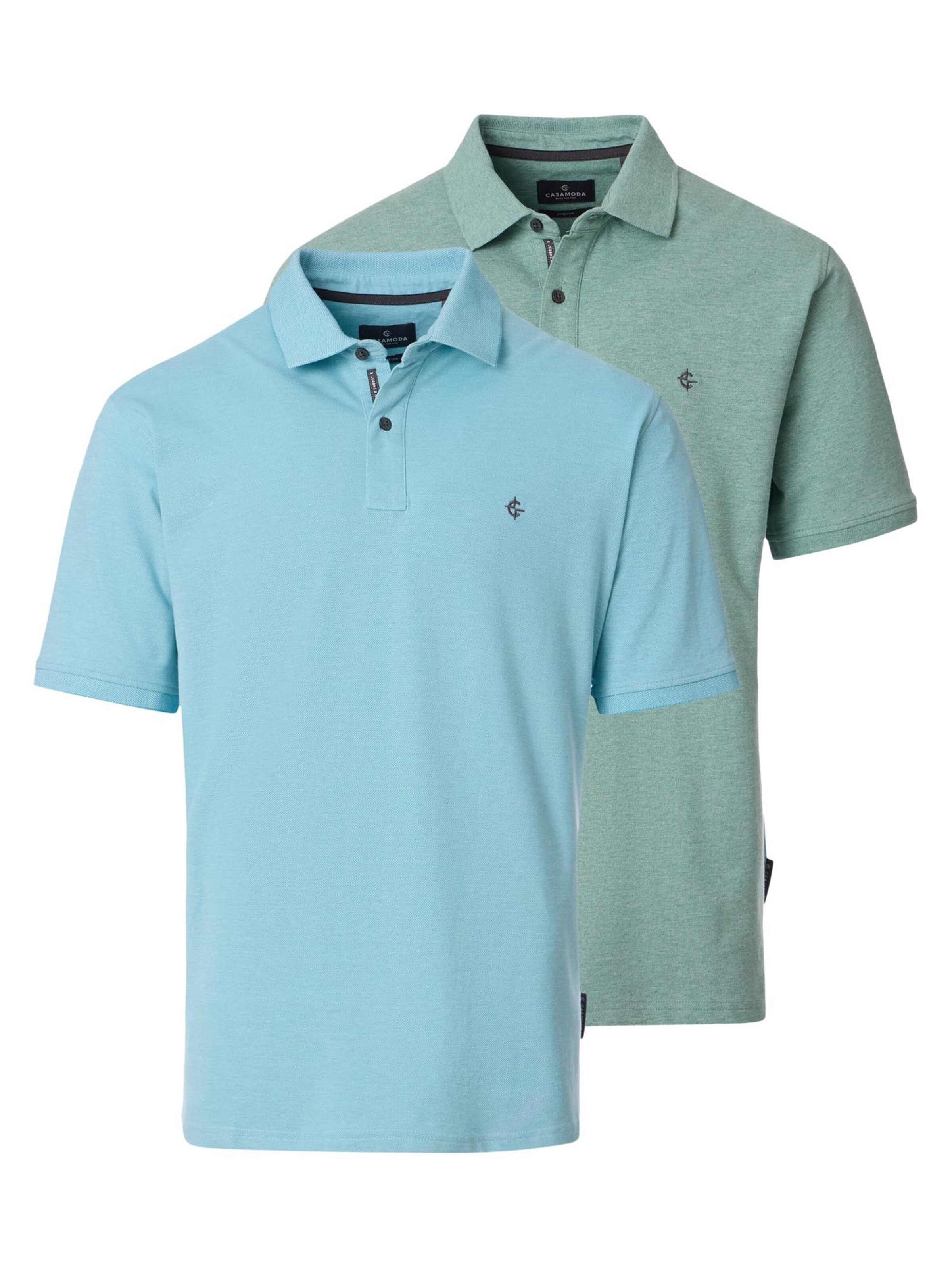 CASAMODA Shirt 'Basic'‌‌‌ in Grün: Vorderseite