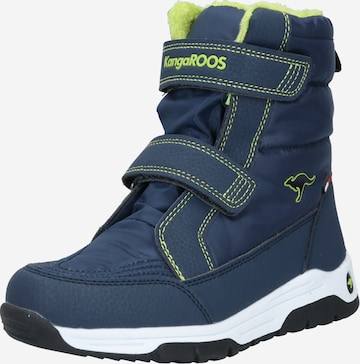 Bottes de neige 'Major' KangaROOS en bleu : devant