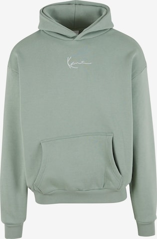 Karl KaniSweater majica 'Essential' - zelena boja: prednji dio