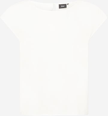 Camicia da donna 'LOLA' di Zizzi in bianco: frontale