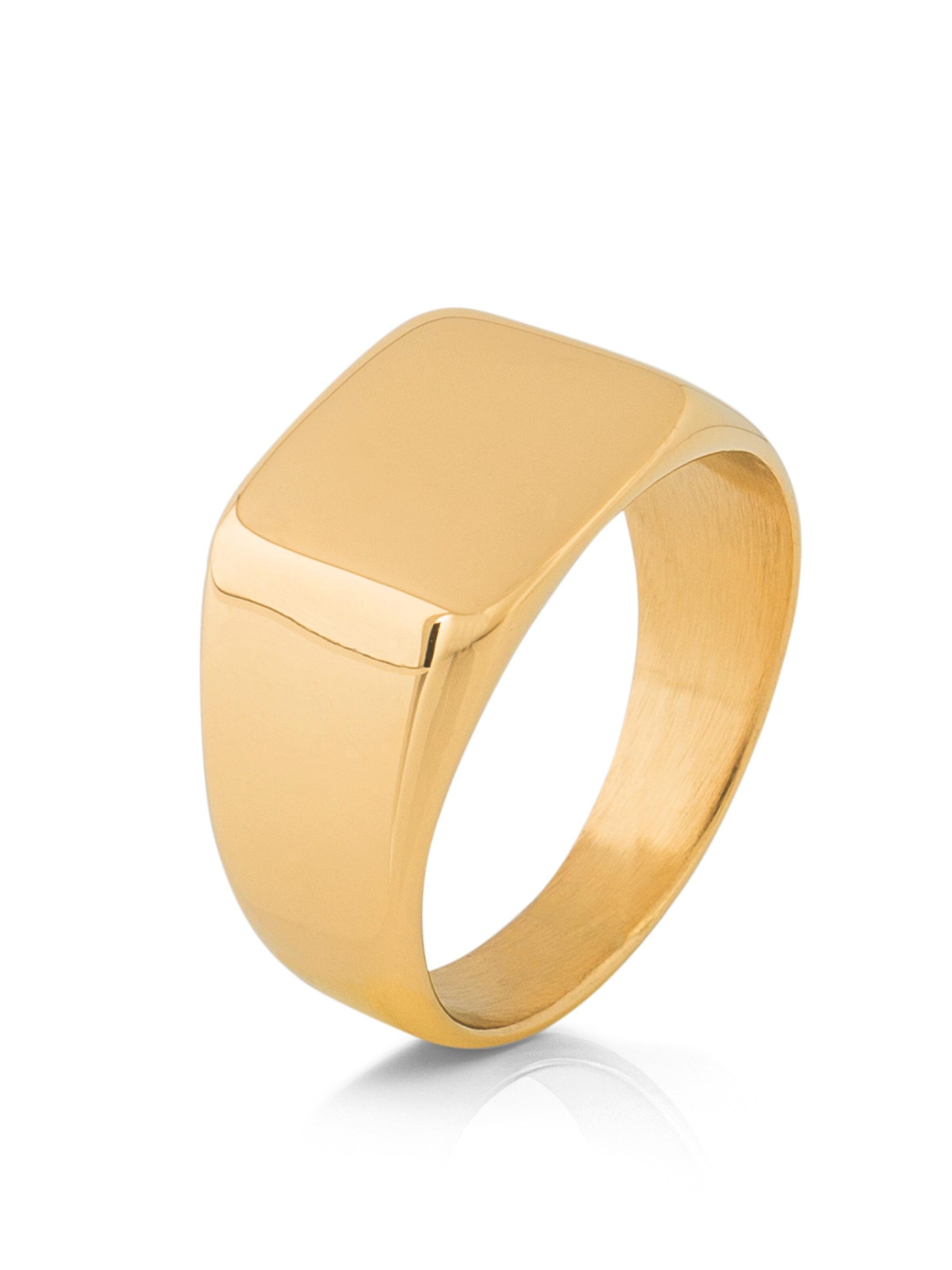 Akitsune Ring 'Solida'‌‌‌‌‌‌‌‌‌ in Gold: Vorderseite
