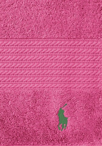 Ralph Lauren Home Washcloth 'POLO PLAYER' in Pink
