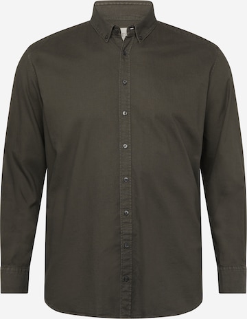 Chemise business ETERNA en gris : devant