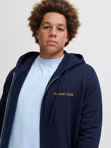 JACK & JONES Sweat jacket in Blue