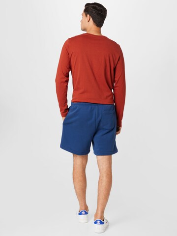 Abercrombie & Fitch Loosefit Kalhoty 'LAUREL' – modrá