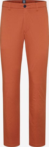 MEYER Regular Chino Pants in Brown: front