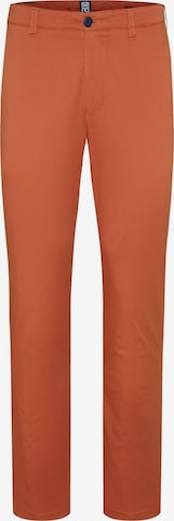 MEYER Chino Pants in Brown: front