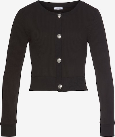 LASCANA Cardigan en noir / argent, Vue avec produit