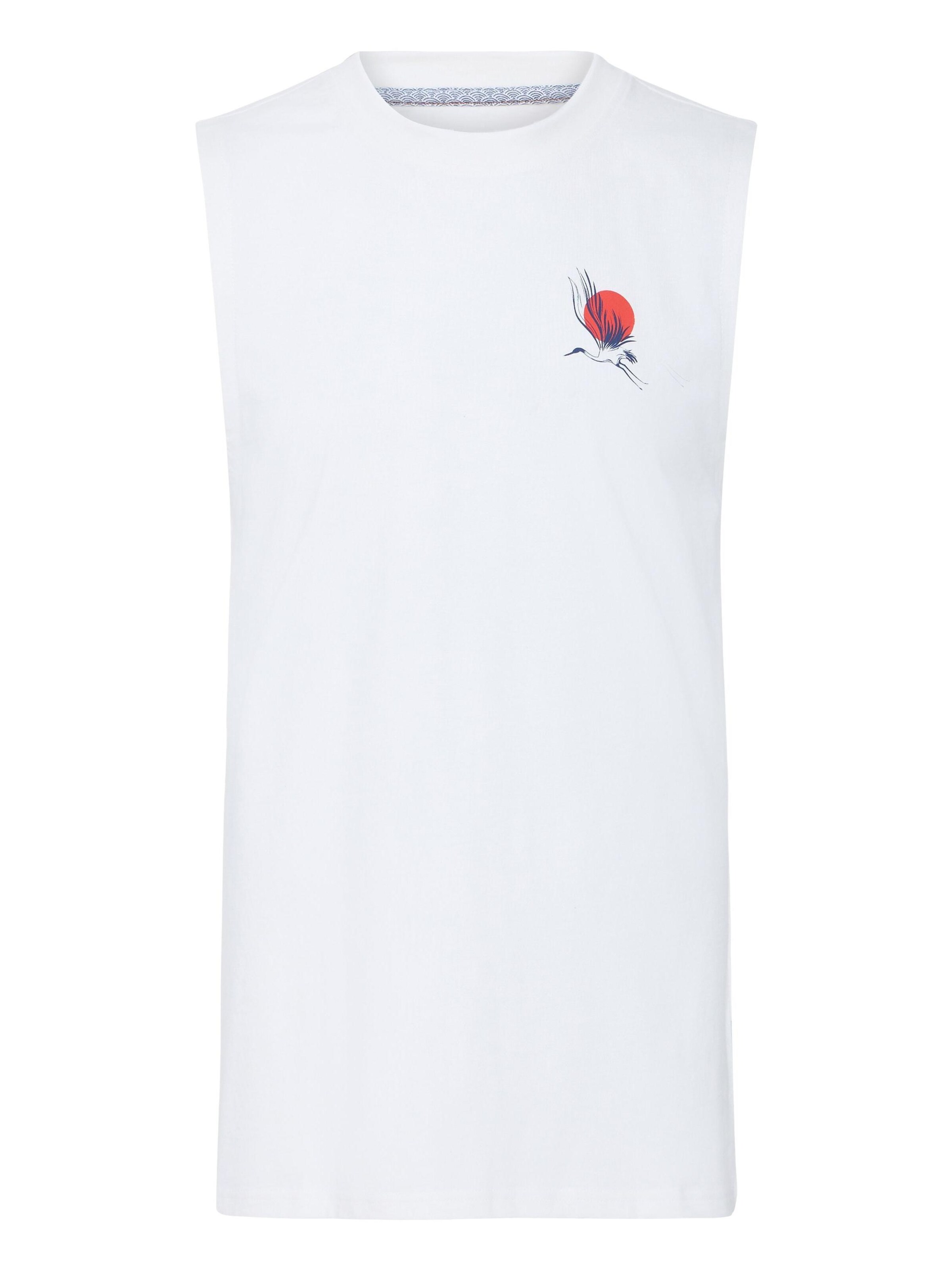 BLEND Shirt ' BHJapo Backprint Japan ' in White, Item view