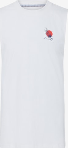 Maglietta ' BHJapo Backprint Japan ' di BLEND in bianco: frontale