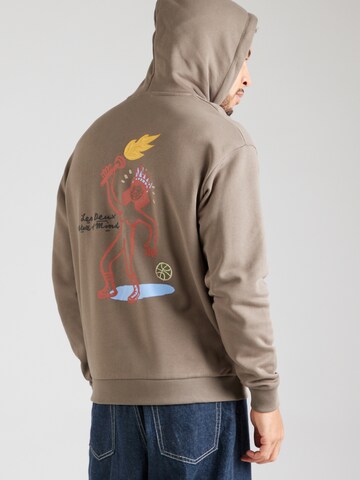 Les DeuxSweater majica 'Luca' - smeđa boja