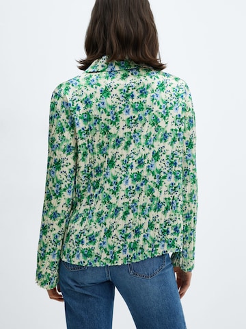 MANGO Blouse 'BOUQUET' in Green