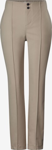 STREET ONE Slimfit Hose in Beige: predná strana