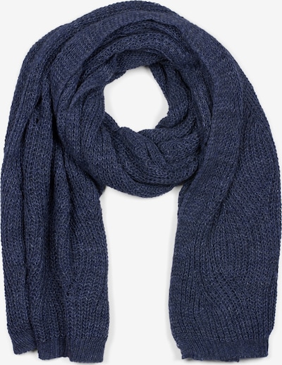 styleBREAKER Schal 'Strick Schal mit Wellenmuster' in One Size in dunkelblau, Produktansicht
