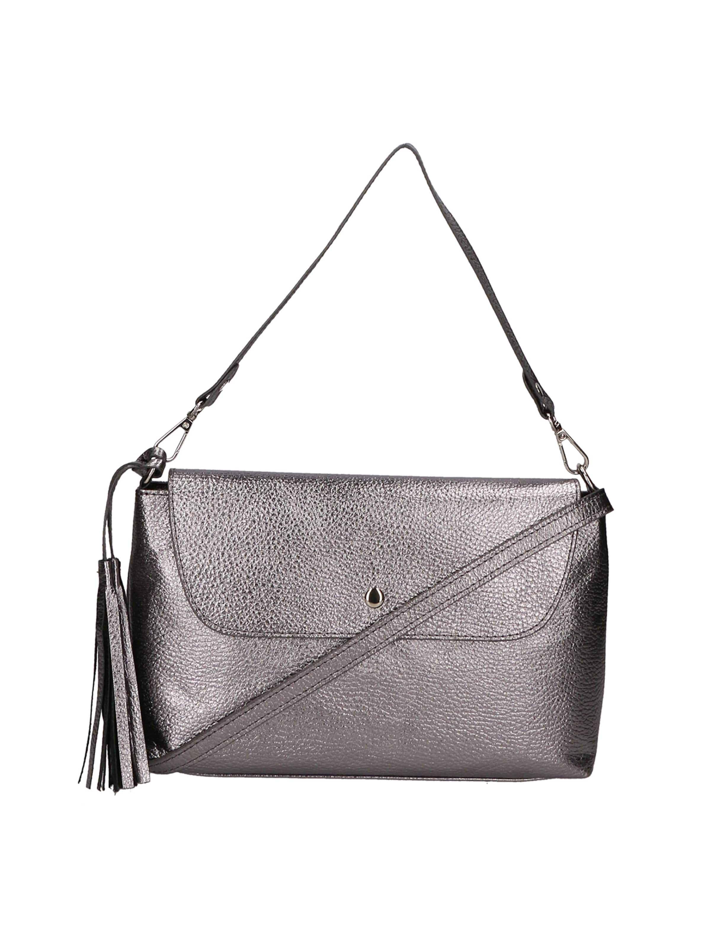 Borsa a spalla di Gave Lux in grigio: frontale