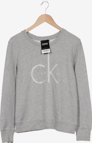 Calvin Klein Jeans Sweatshirt & Zip-Up Hoodie in L in Grey: front