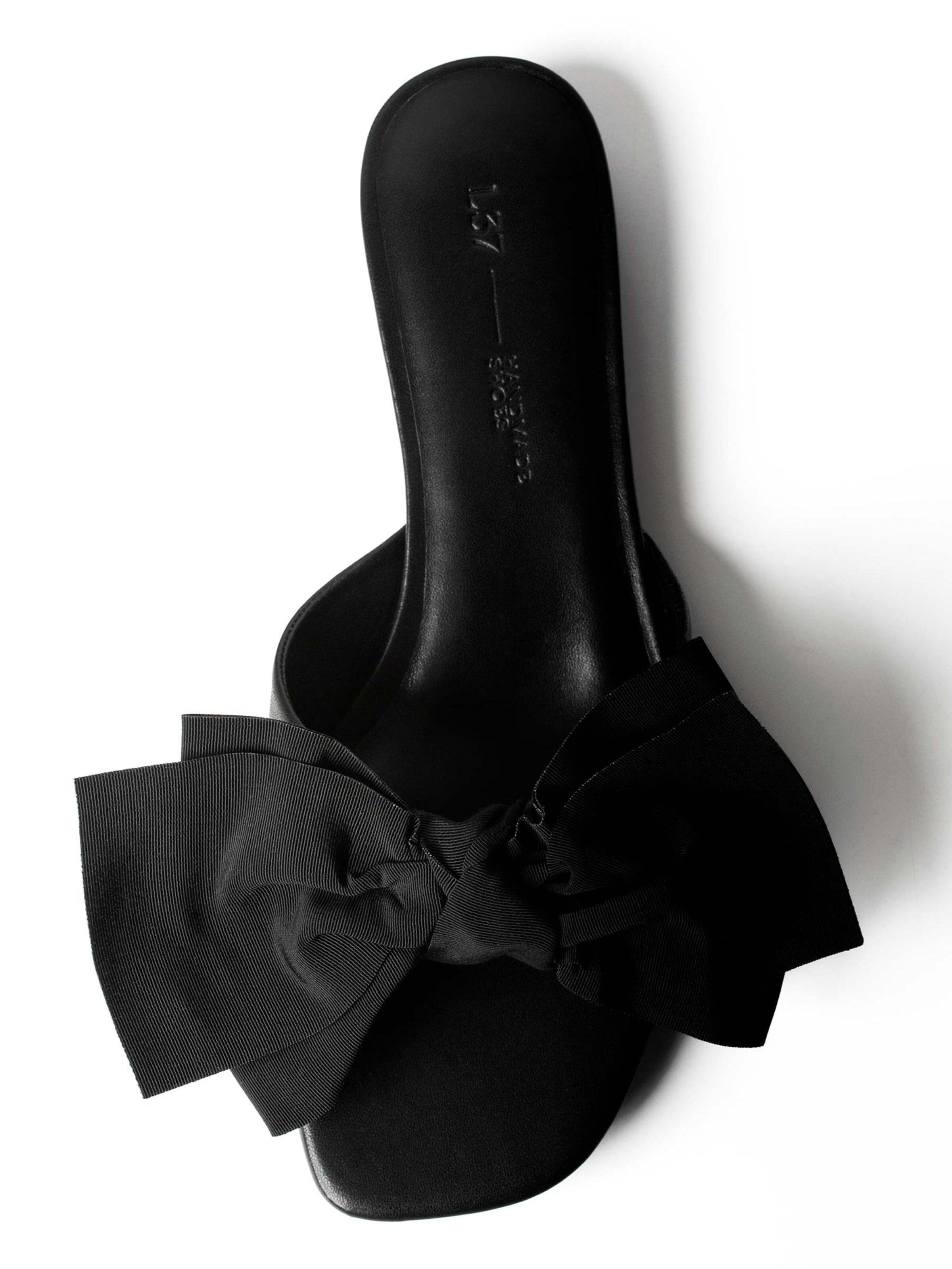 Ciabatta 'THE WAY SUMMER FEELS' di L37 HANDMADE SHOES in nero
