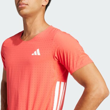 T-Shirt fonctionnel 'Adizero' ADIDAS PERFORMANCE en rouge