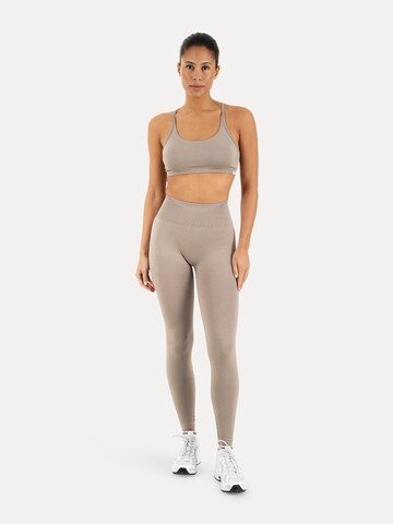 Smilodox Skinny Leggings in Beige