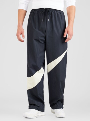 Nike Sportswear - Loosefit Calças em preto: frente