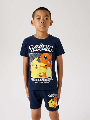 NAME IT Nattøj 'NKMFUX POKEMON' i blå: forside