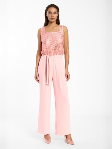 Ana Alcazar Jumpsuit 'Dalyn' in Roze