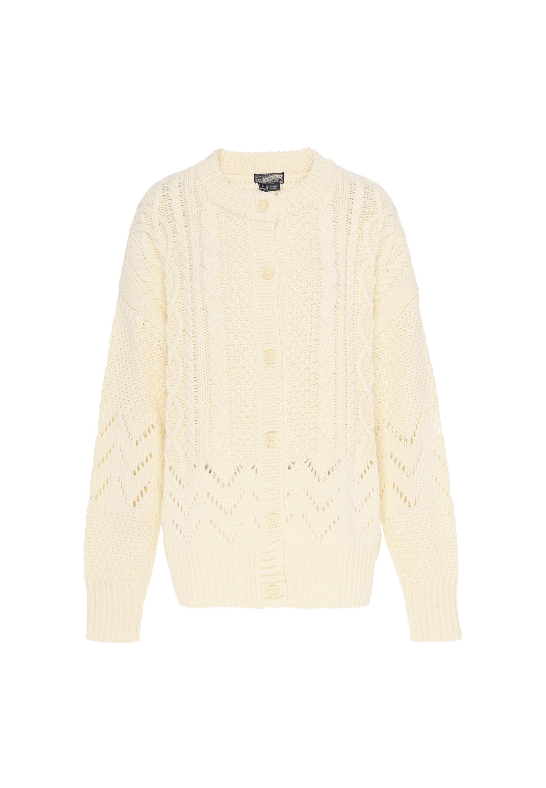 DreiMaster Vintage - Cárdigan en blanco: frente