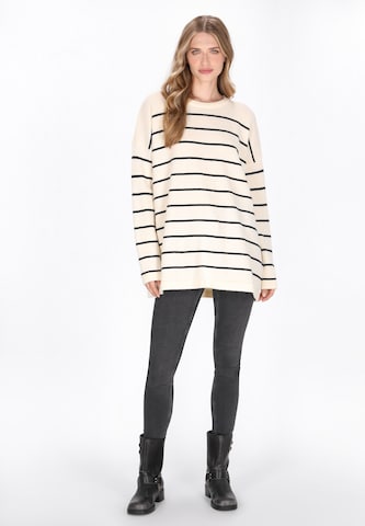 Pull-over DreiMaster Vintage en blanc