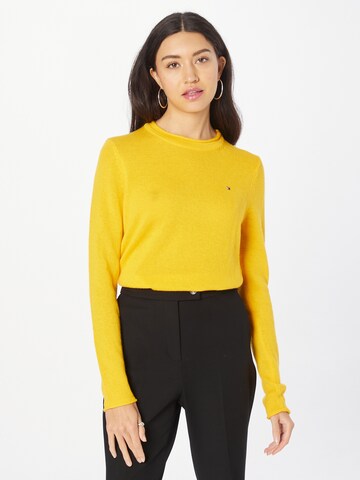 Pull-over TOMMY HILFIGER en jaune : devant