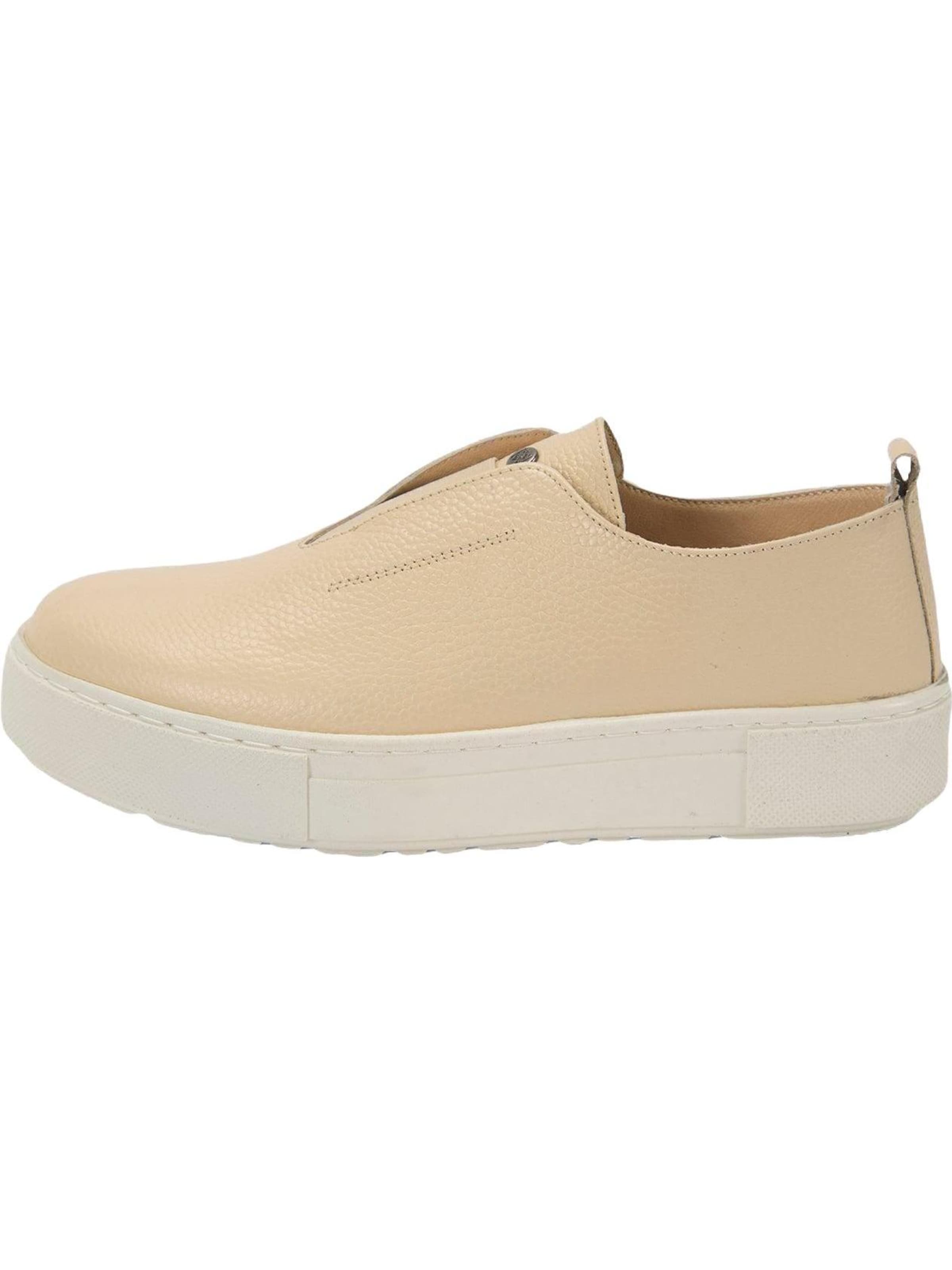 Desa - Zapatillas deportivas bajas 'Slip-Ons' en beige: frente