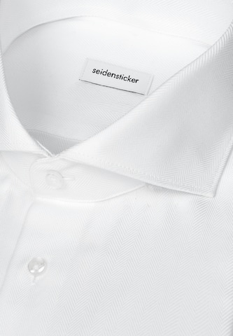 Coupe slim Chemise business SEIDENSTICKER en blanc