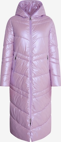 MYMO Winter Coat in Purple: front