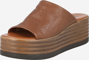 Bata Mule in Brown: front