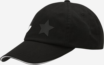 Cappello da baseball di Chiara Ferragni in nero: frontale