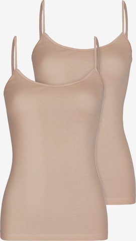 Nina von C. Undershirt 'Pure' in Brown: front