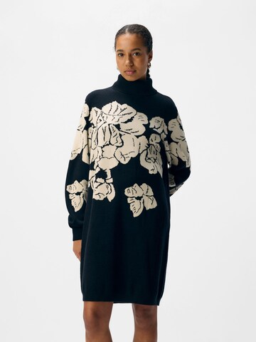 Robes en maille 'OBJRay' OBJECT en noir : devant