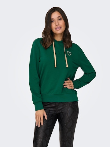 ONLY Bluzka sportowa 'NOLI' w kolorze zielony: przód