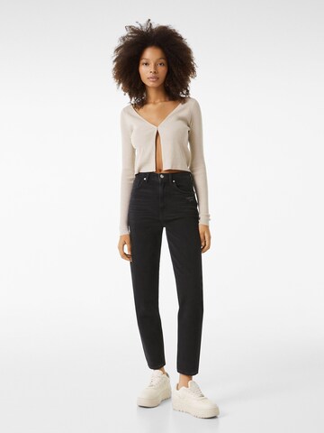 Bershka Regular Jeans in Schwarz