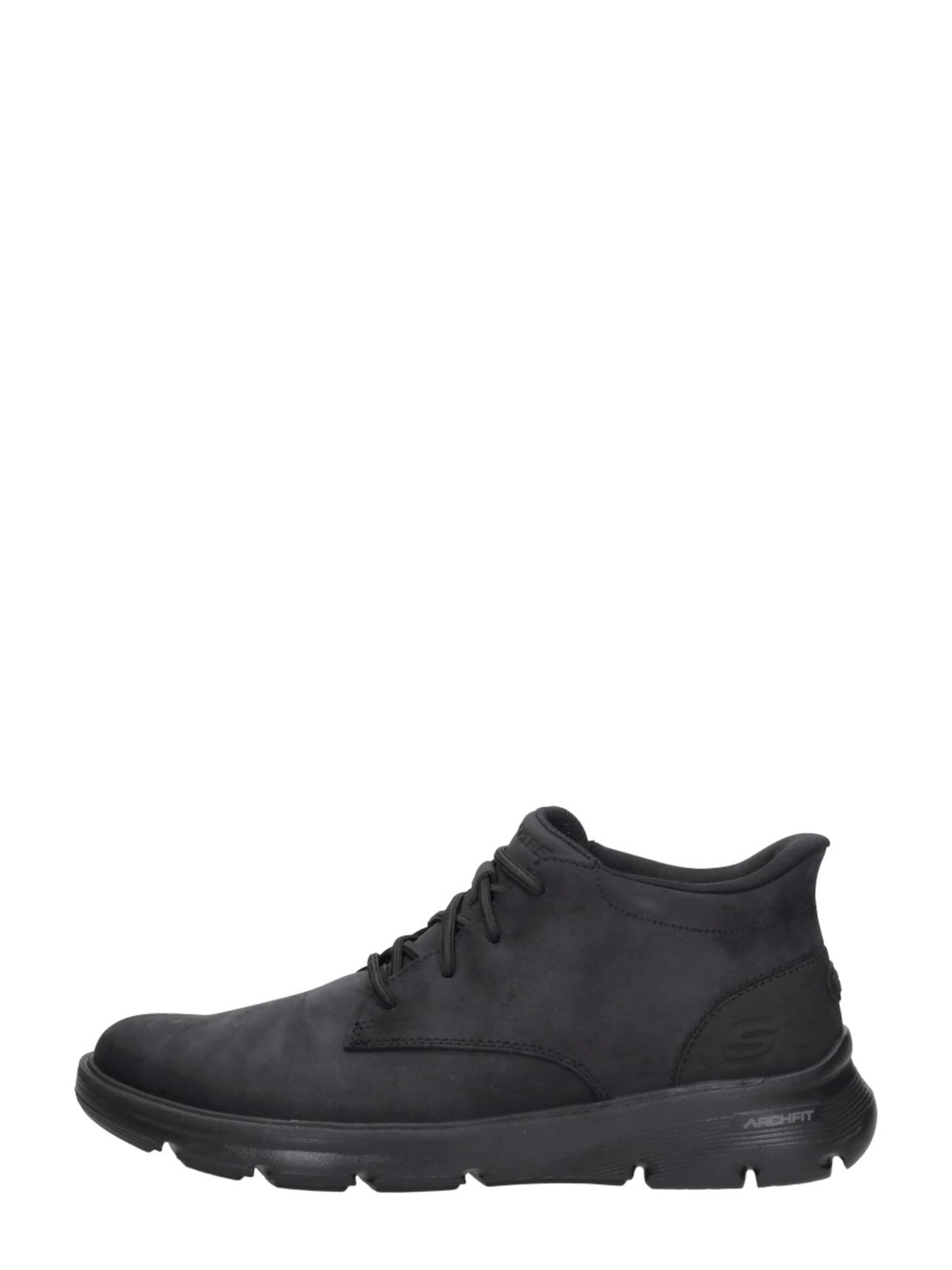Bottes à lacets 'Arch Fit Garza' SKECHERS en noir : devant