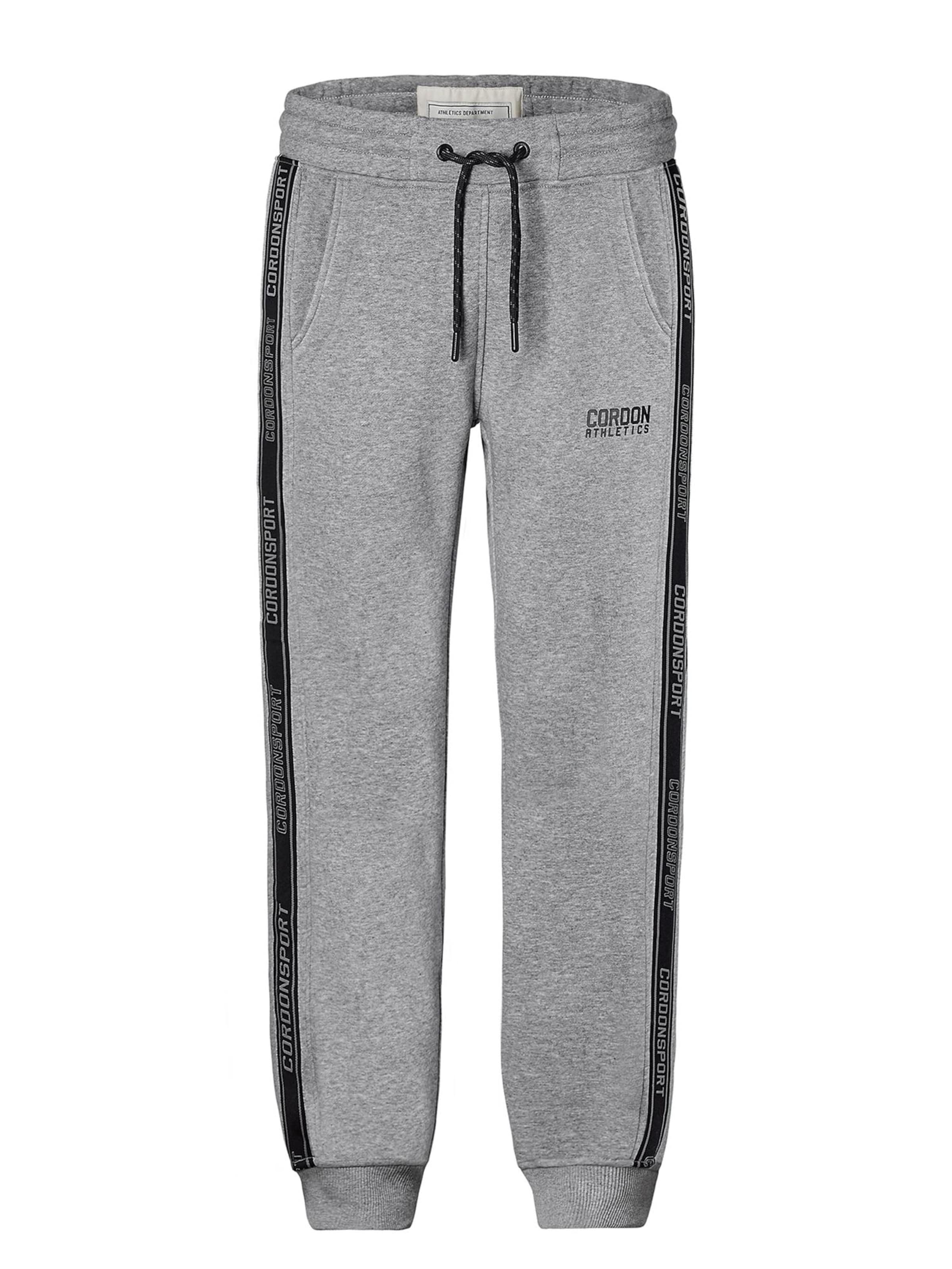 Cordon Sport Regular Workout Pants 'Linus' in Grey: front