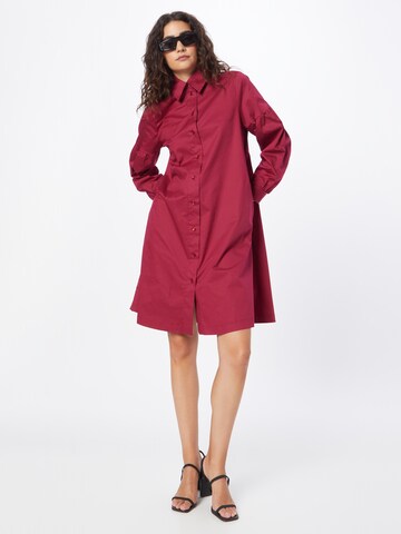 SEIDENSTICKER Shirt Dress 'Popeline' in Red