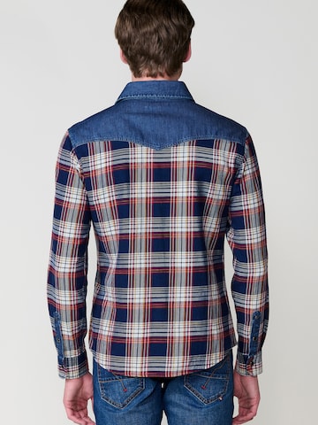 Coupe regular Chemise KOROSHI en bleu