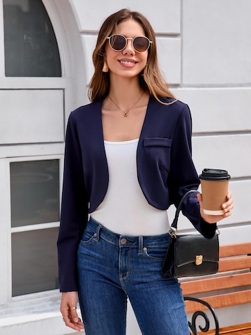 Yesfashion Marynarka w kolorze niebieski