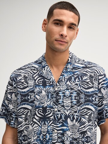 JOOP! Jeans Regular Fit Hemd 'Hanes' in Blau