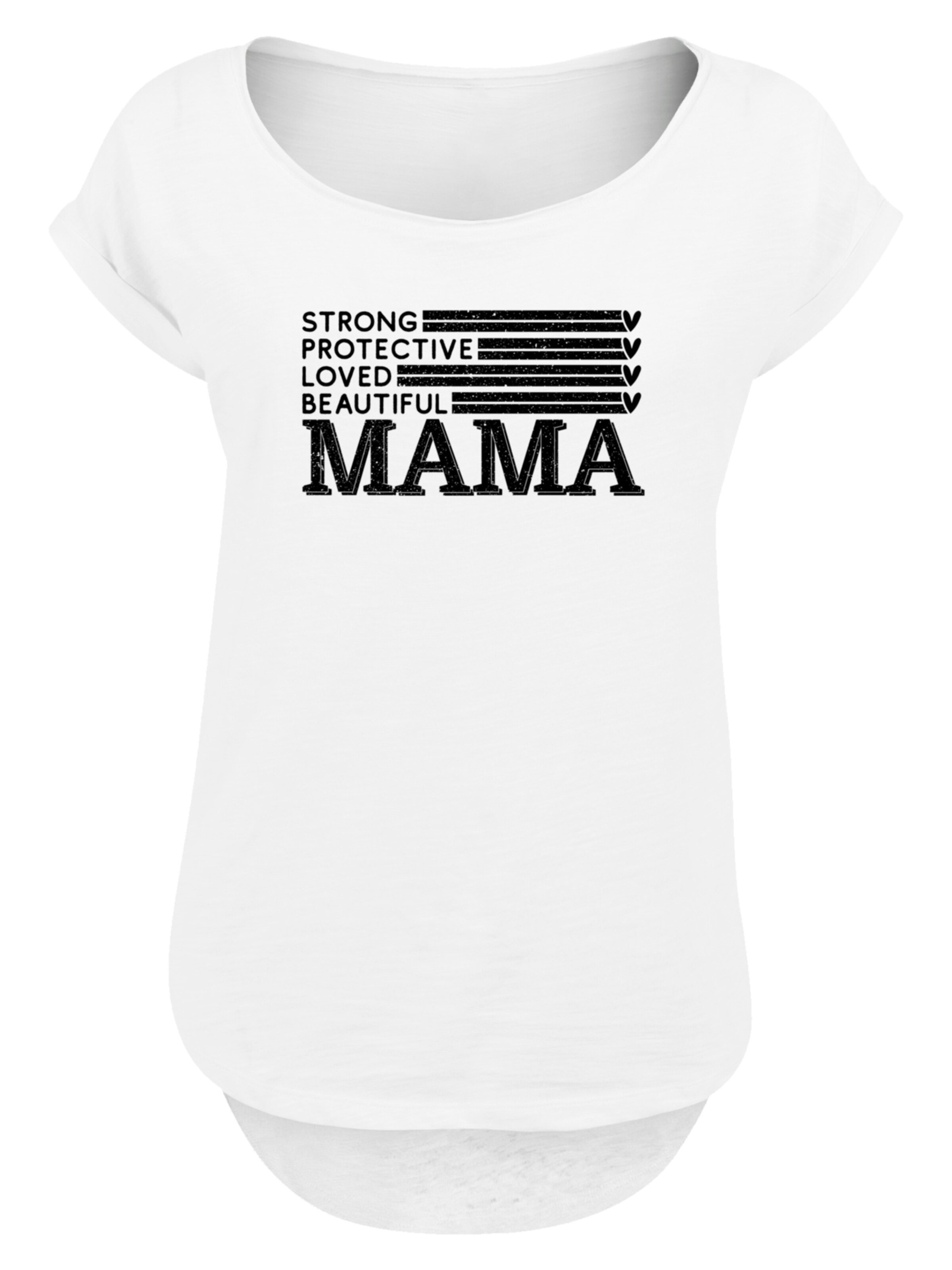 F4NT4STIC Shirt in Wit: voorkant