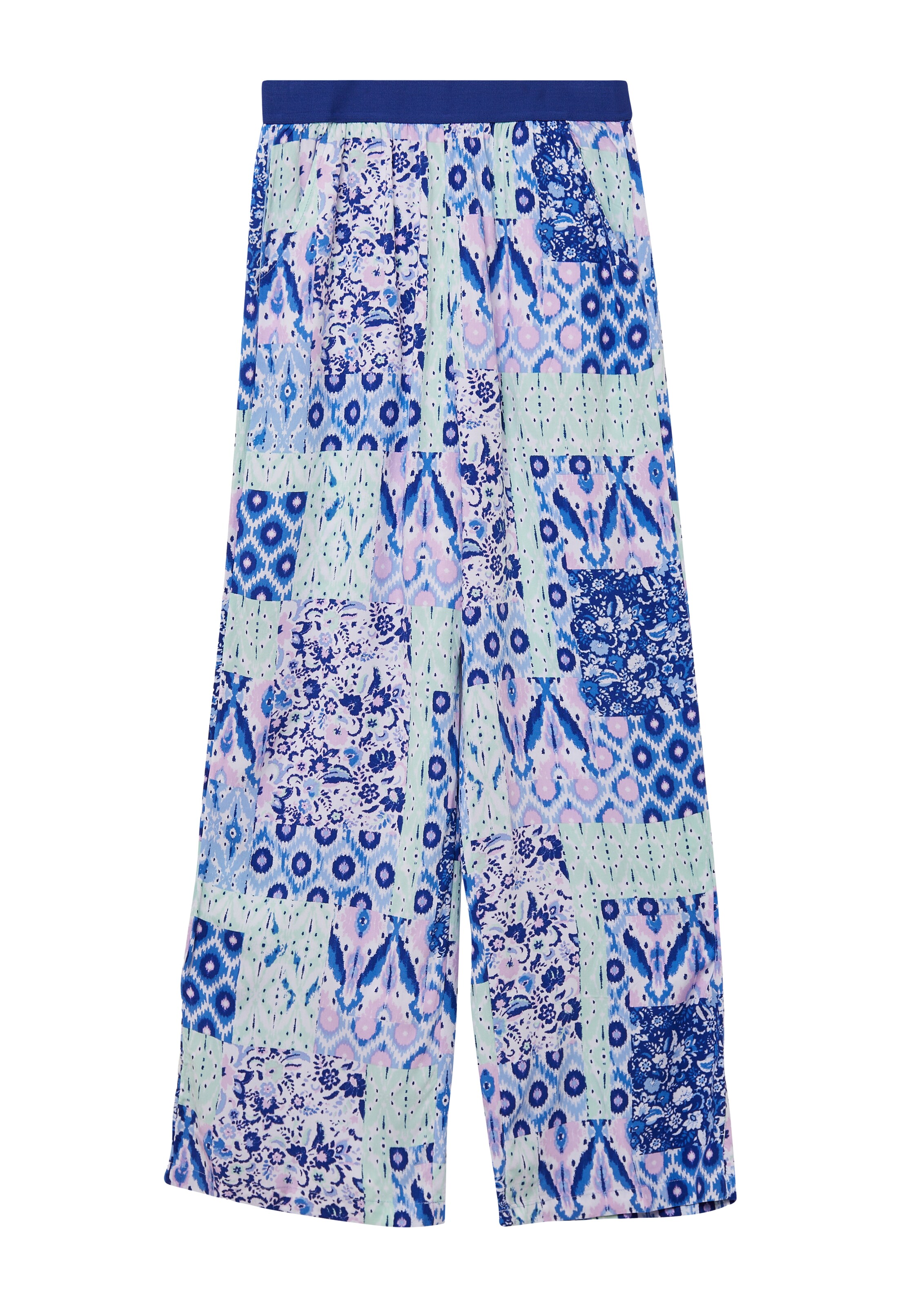 s.Oliver Wide Leg Hose in Blau: Vorderseite